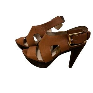 Michael Kors | Tan High Heel Sandals | Sz 8
